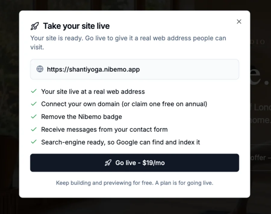 Publish in one click