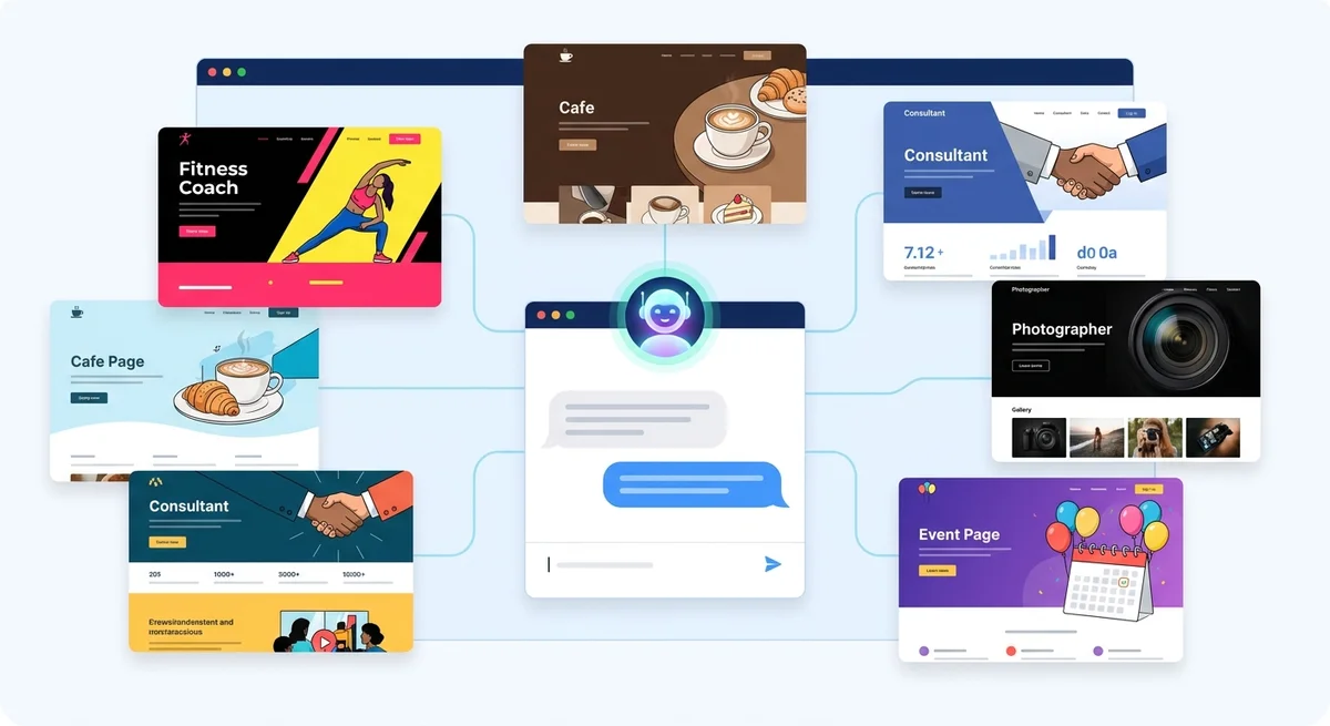 We Asked AI to Build Websites for 5 Different Businesses. Here's What Happened.